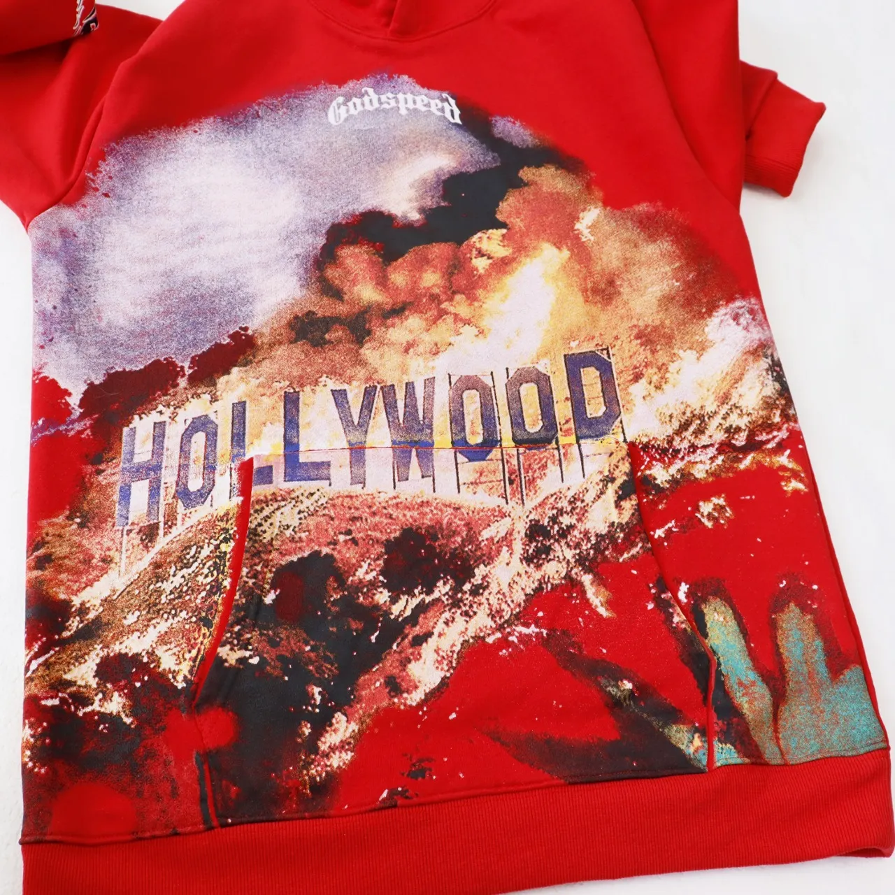 Hollywood Hills Graphic Print Hoodie D12812288 — view 4