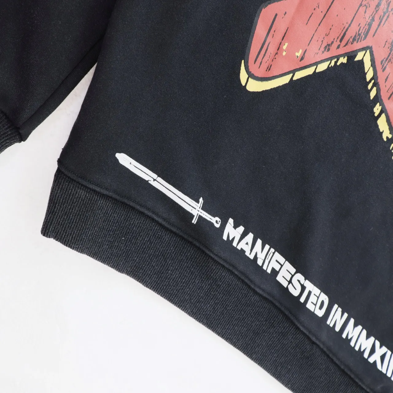 Godspeed Graphic Print Washed Hoodie D12812287 — view 4
