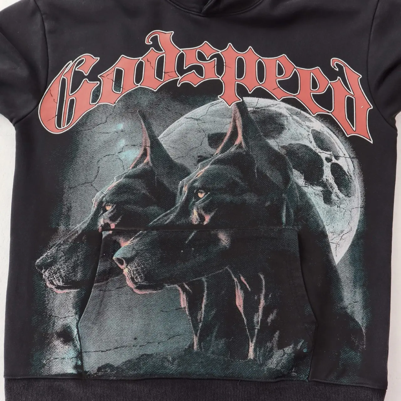 Godspeed Graphic Print Washed Hoodie D12812287 — view 5