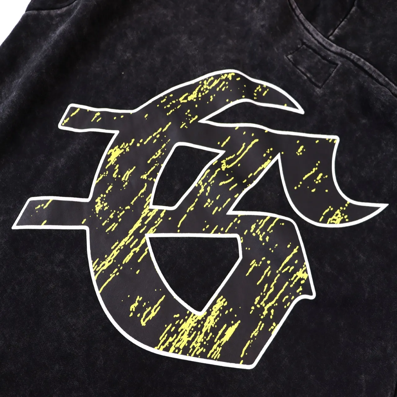 Godspeed Skull Graphic Acid-Wash Hoodie D12812244 — view 6