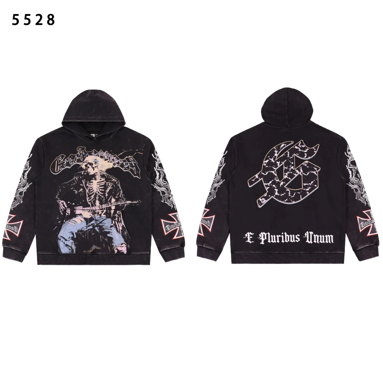 Godspeed Vintage Washed Graphic Hoodie D12812212 — view 2