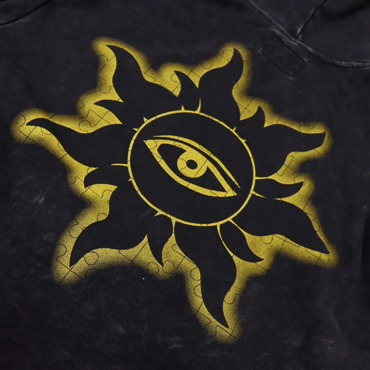Godspeed Skull Graphic Washed Hoodie D12812241 — view 4