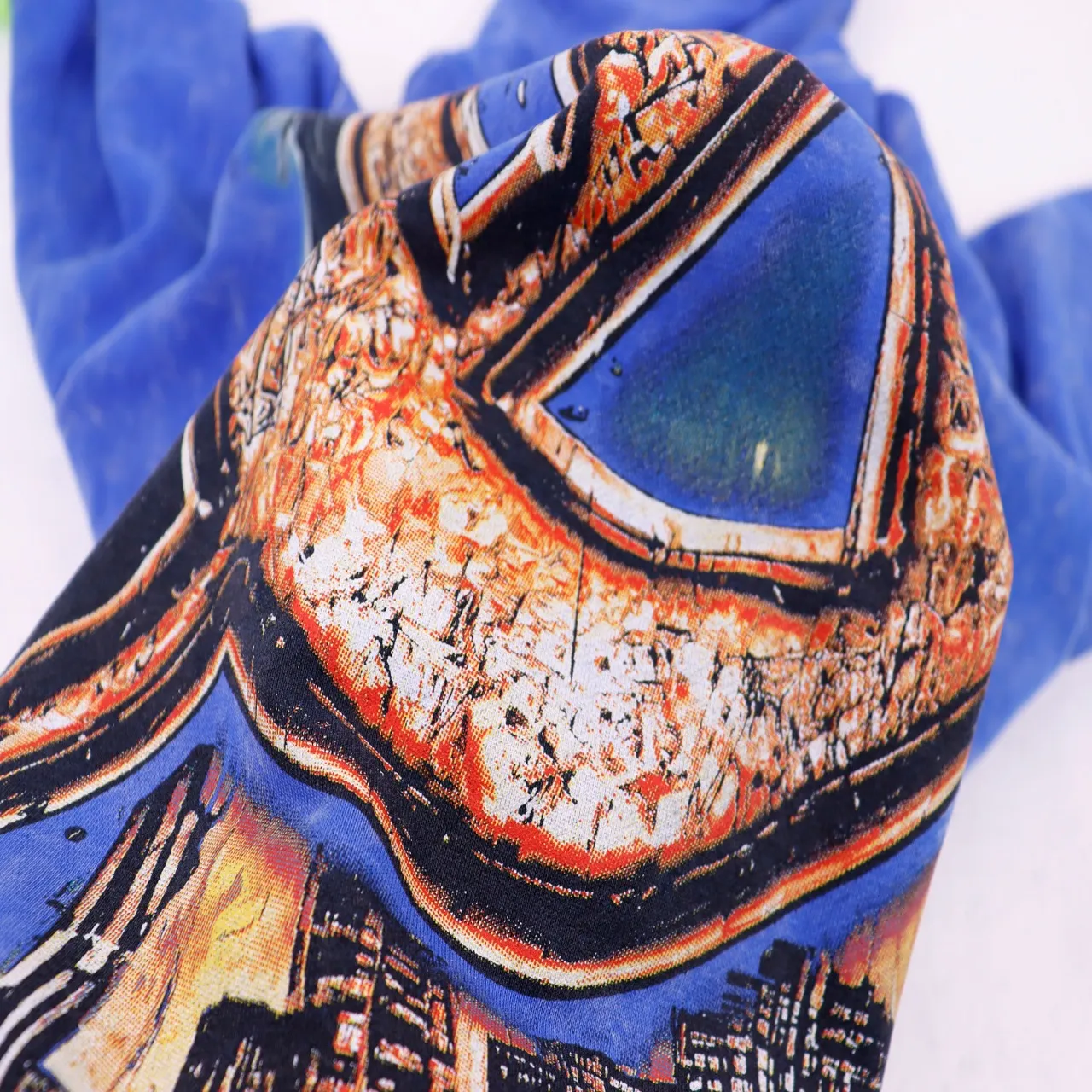 Godspeed Graphic Print Acid-Wash Hoodie D12812240 — view 4