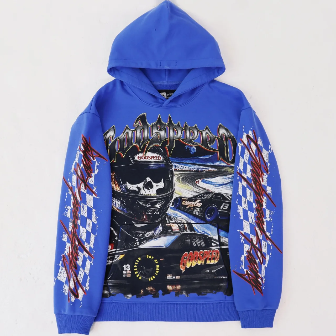 Godspeed Graphic Print Washed Cotton Hoodie D12812221 — view 6