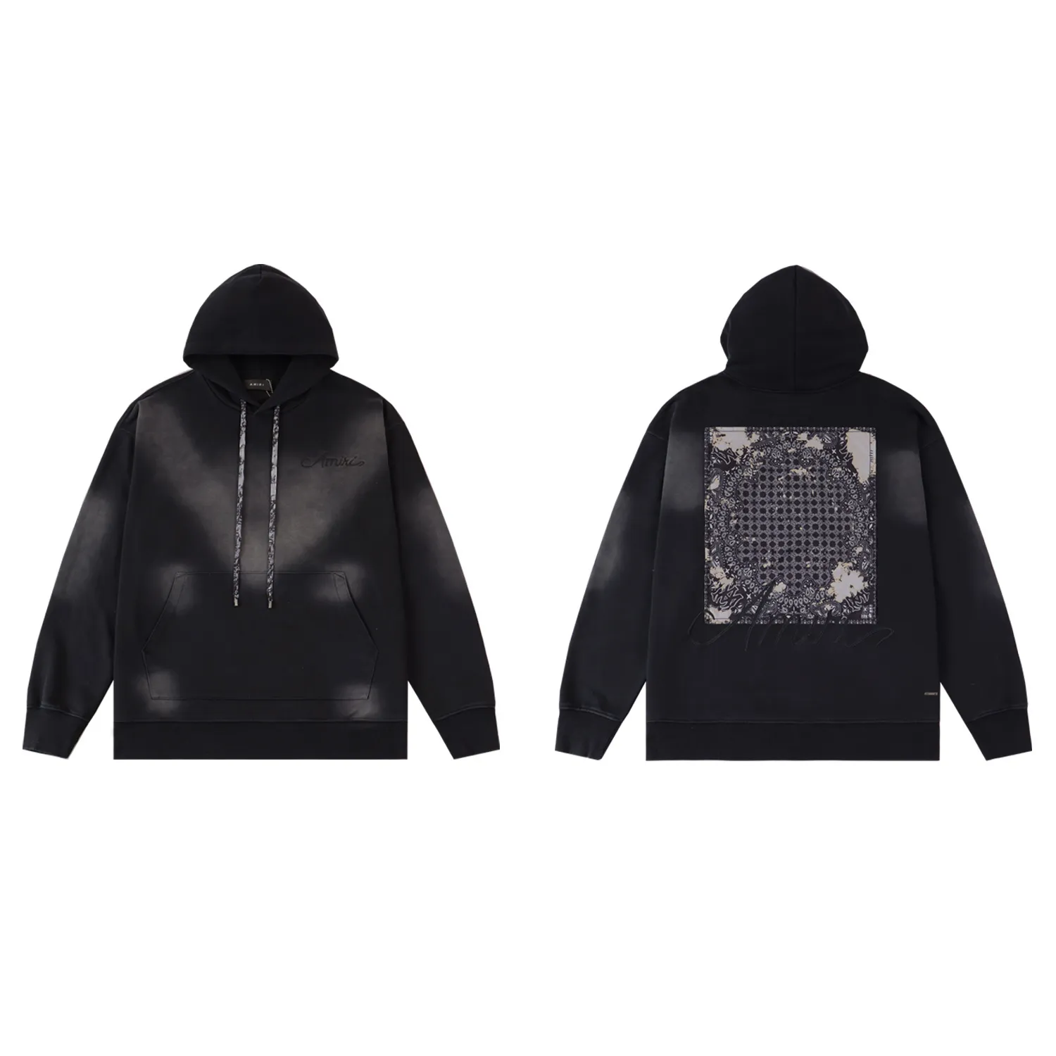 Bandana Graphic Print Cotton-Jersey Hoodie D13512211 — view 3
