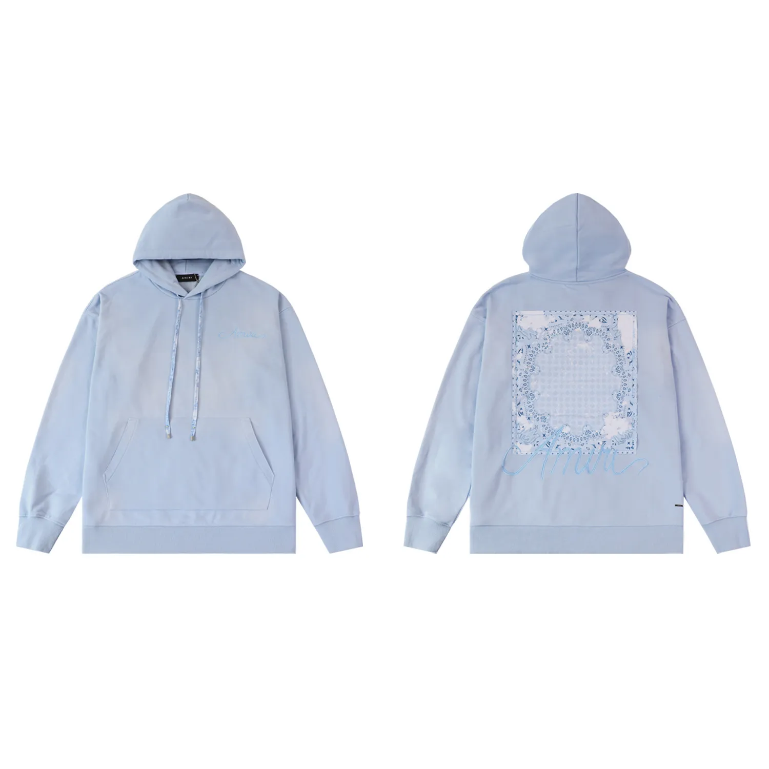 Bandana Graphic Print Cotton-Jersey Hoodie D13512211 — view 4