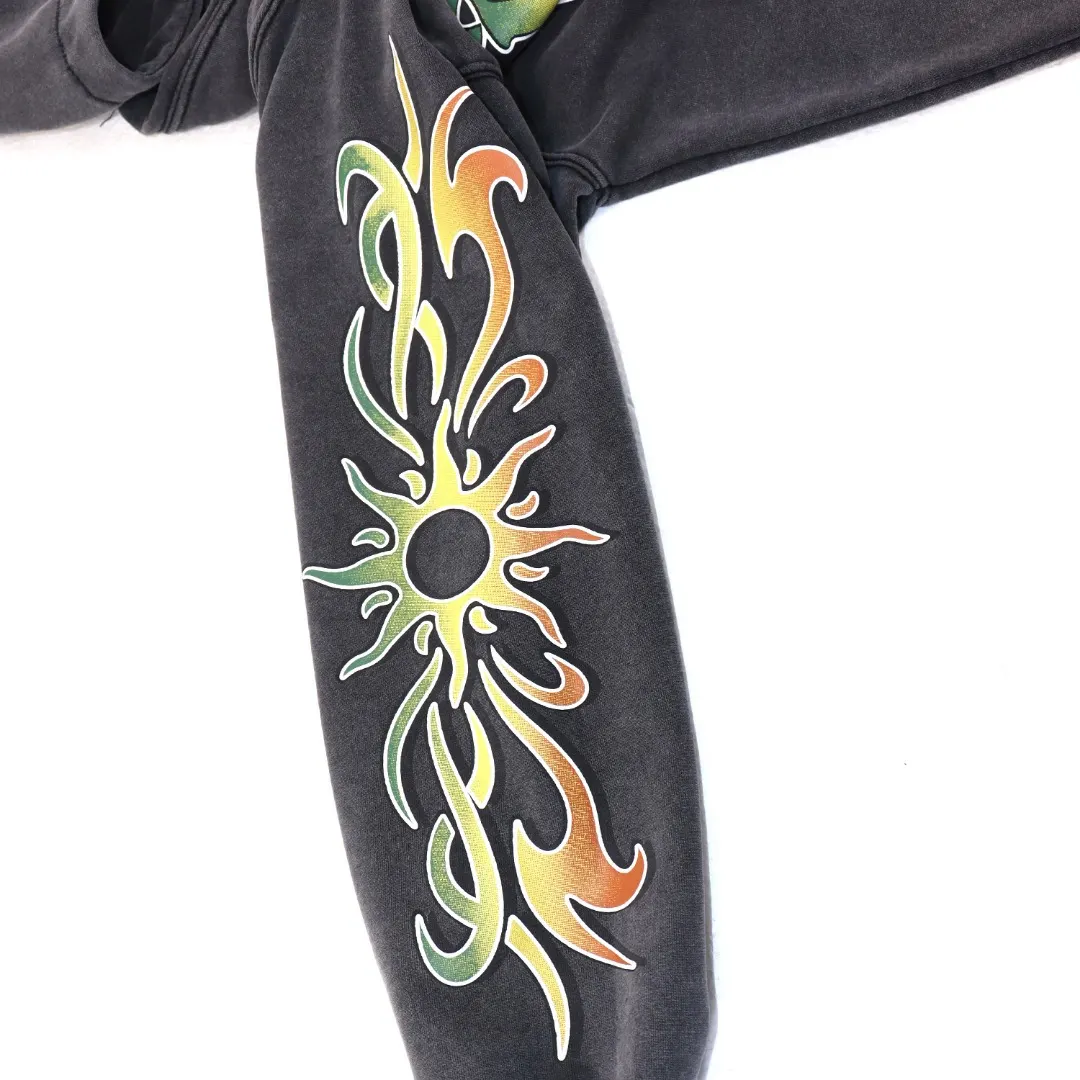 Valley State Graphic Print Washed Hoodie D13512278 — view 5
