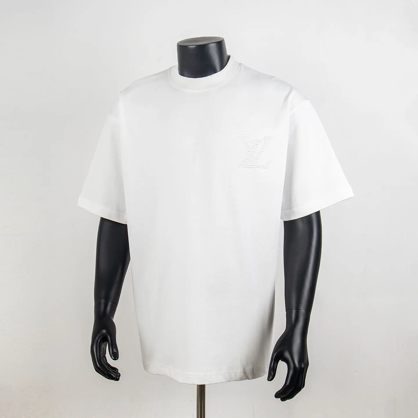 Embellished Logo Cotton T-Shirt D11915460