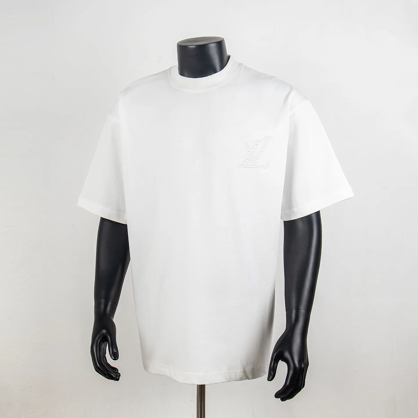 Embellished Logo Cotton T-Shirt D11915460