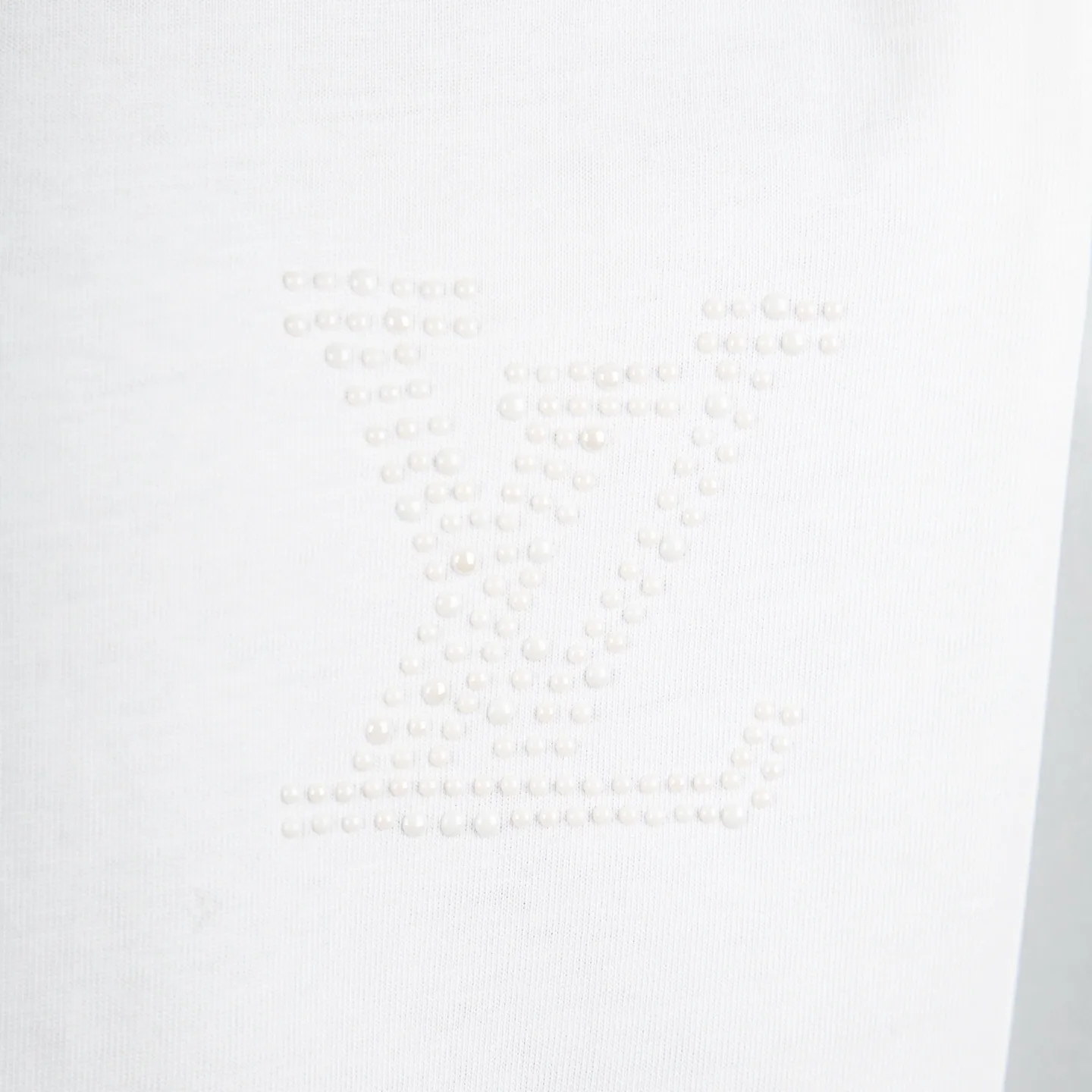 Embellished Logo Cotton T-Shirt D11915460 — view 4