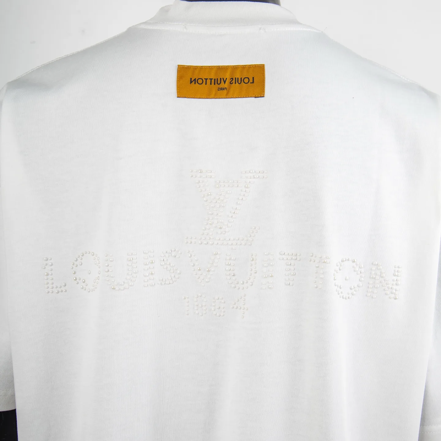 Embellished Logo Cotton T-Shirt D11915460 — view 5