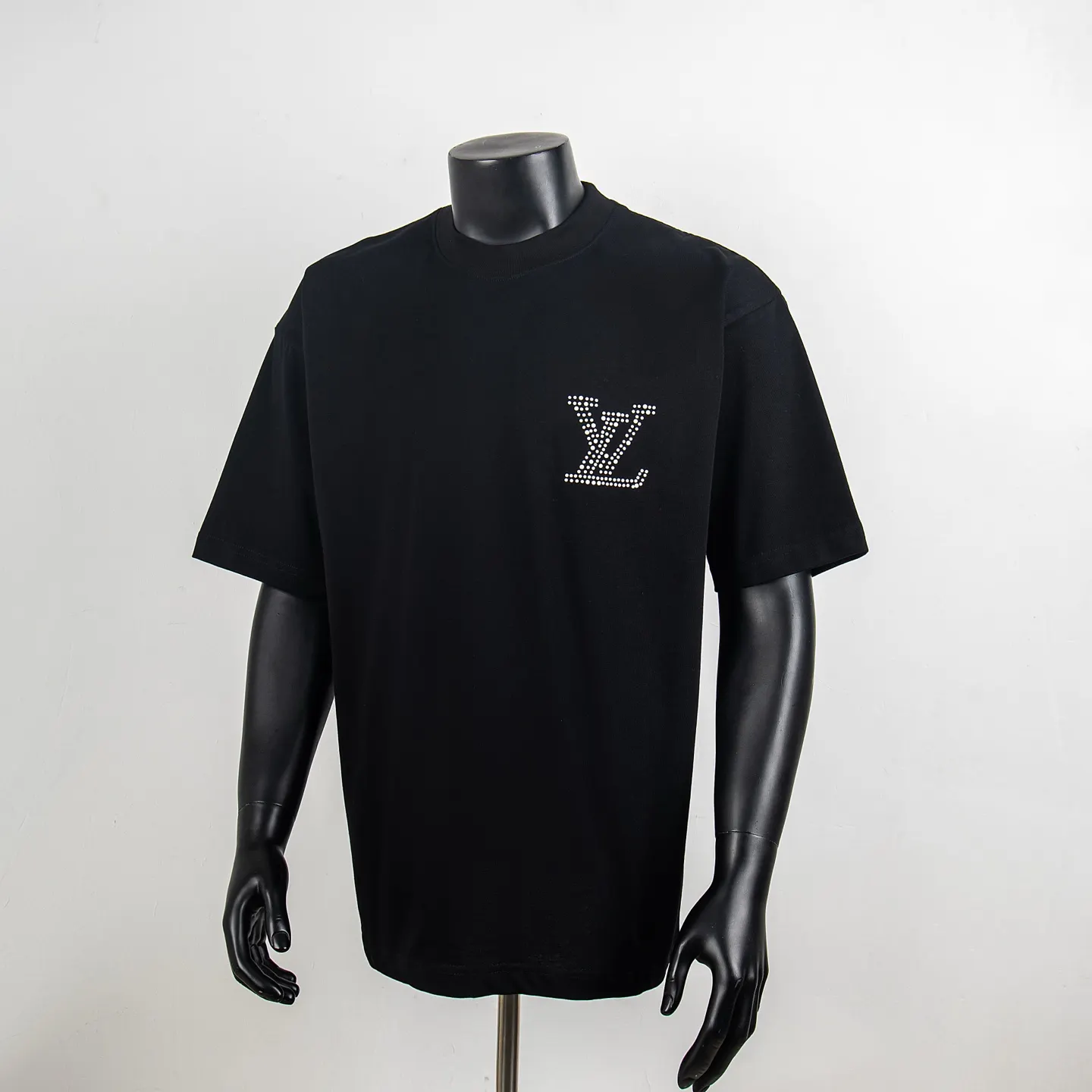 Embellished Logo Cotton T-Shirt D11915459