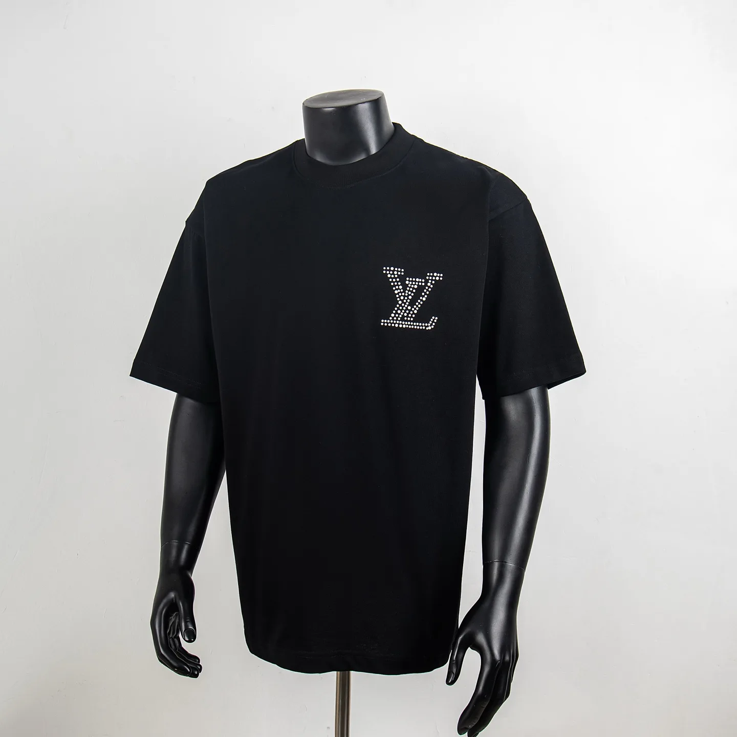 Embellished Logo Cotton T-Shirt D11915459