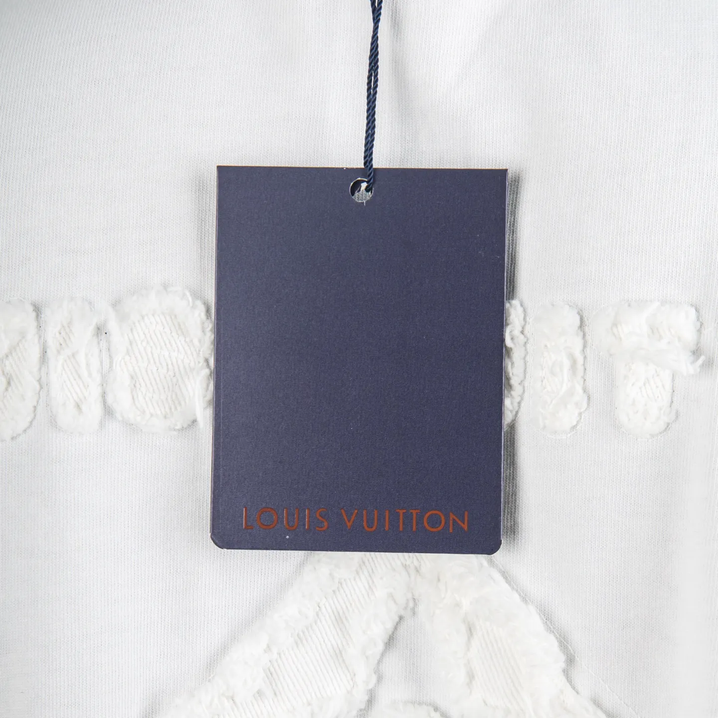 Logo Appliqué Distressed Cotton T-Shirt D12915456 — view 4