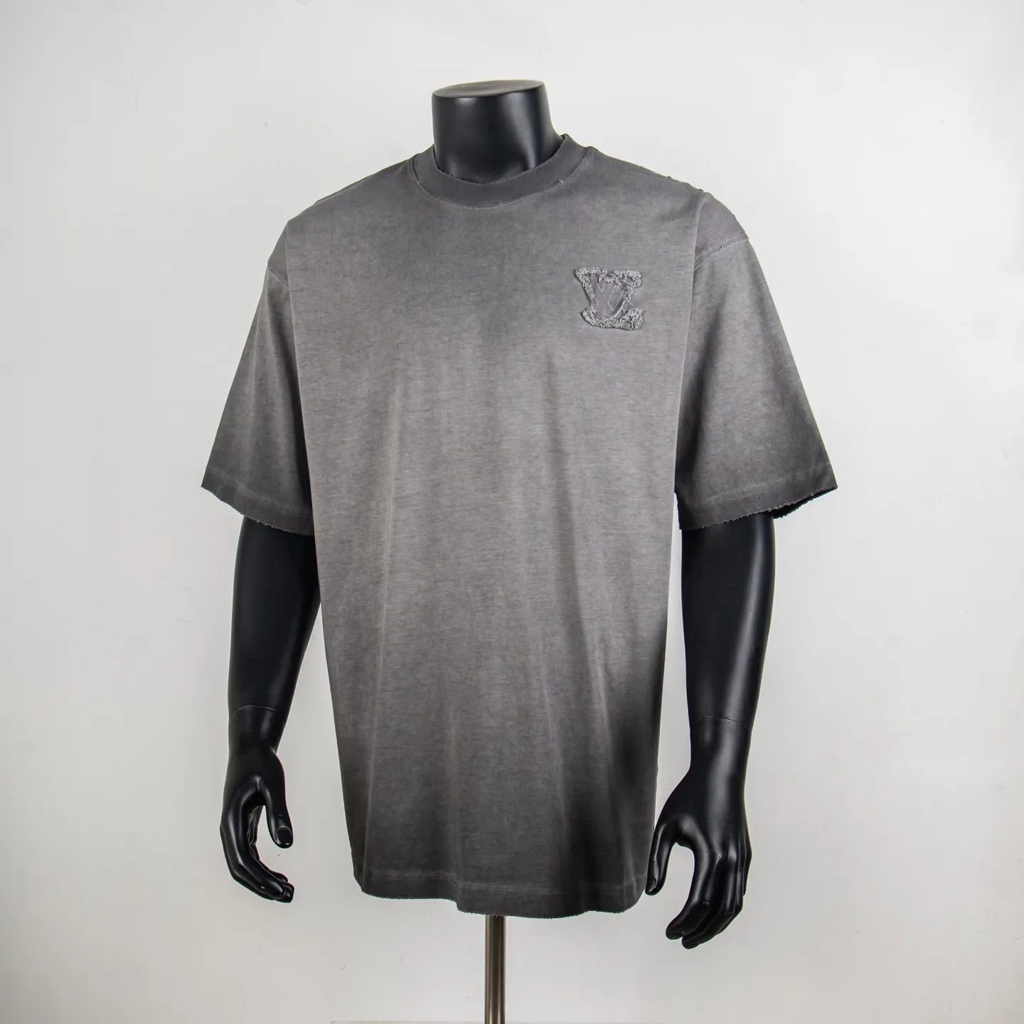 Embroidered Logo Appliqué Cotton T-Shirt D12915455