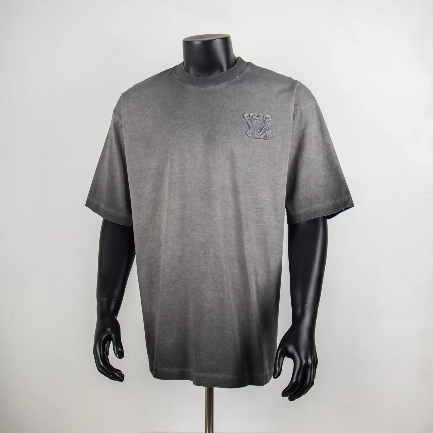 Embroidered Logo Appliqué Cotton T-Shirt D12915455