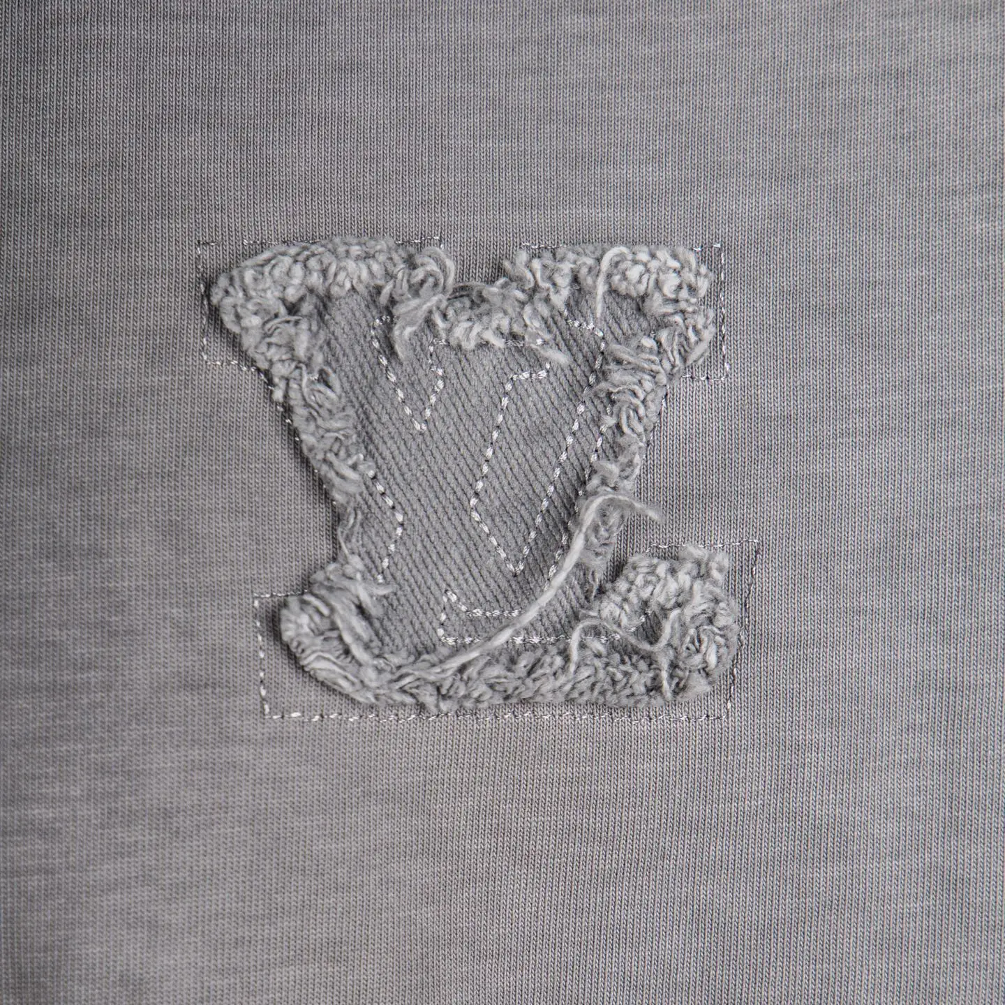 Embroidered Logo Appliqué Cotton T-Shirt D12915455 — view 5