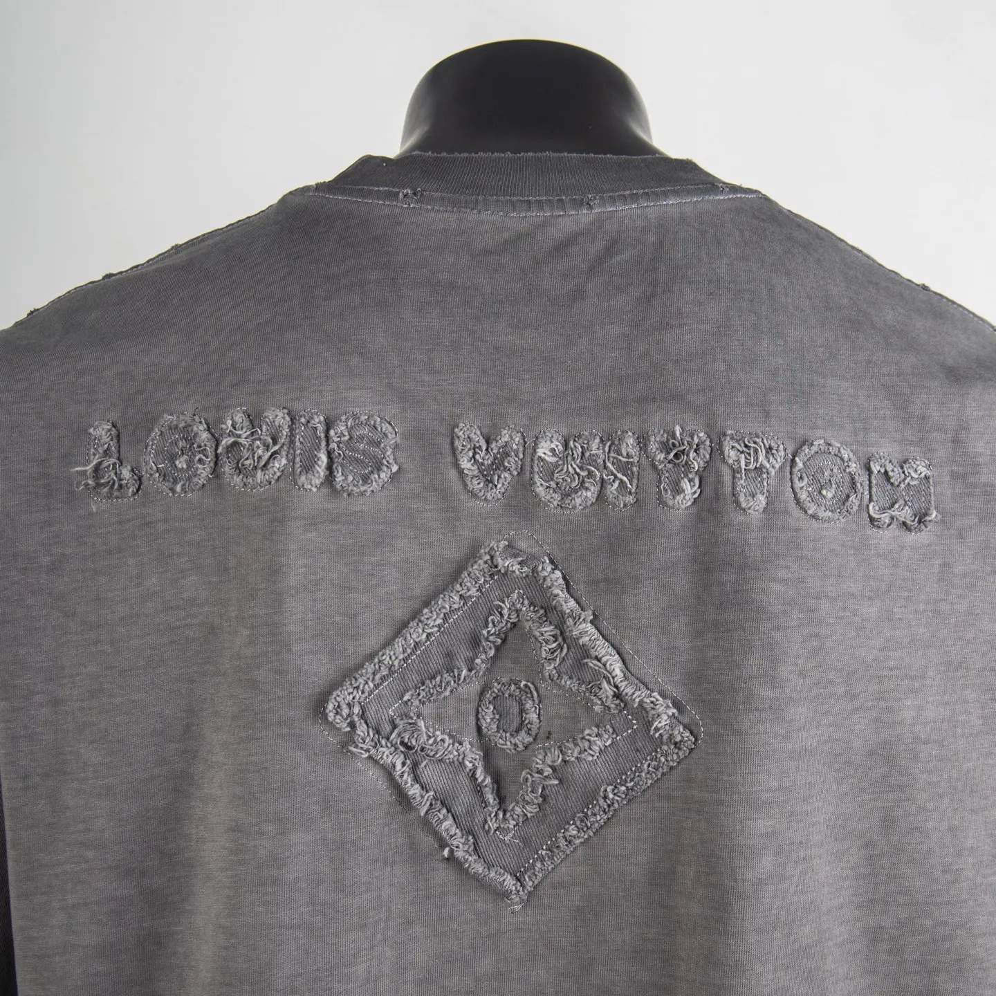 Embroidered Logo Appliqué Cotton T-Shirt D12915455 — view 6