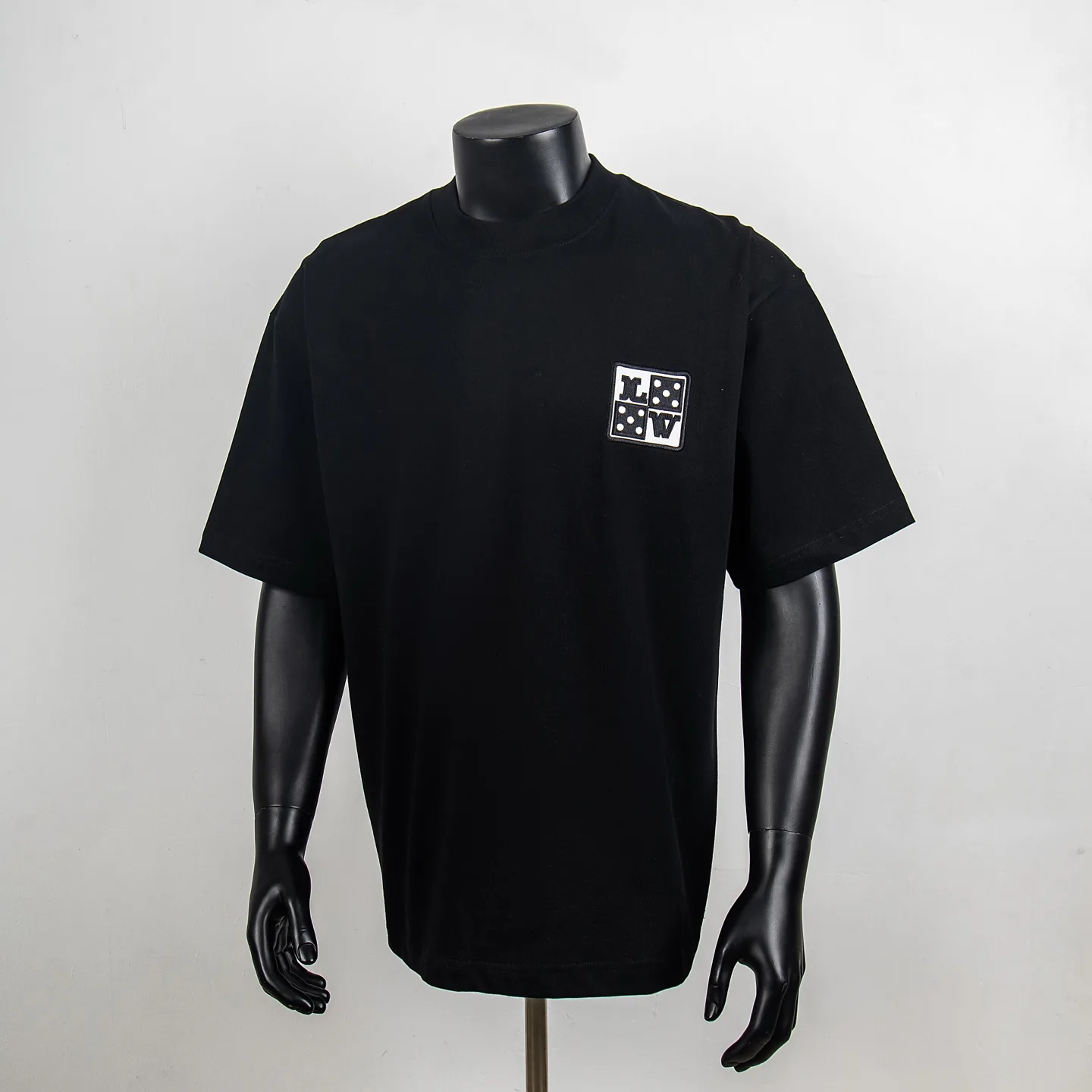Dice Logo Embroidered Cotton T-Shirt D12515453