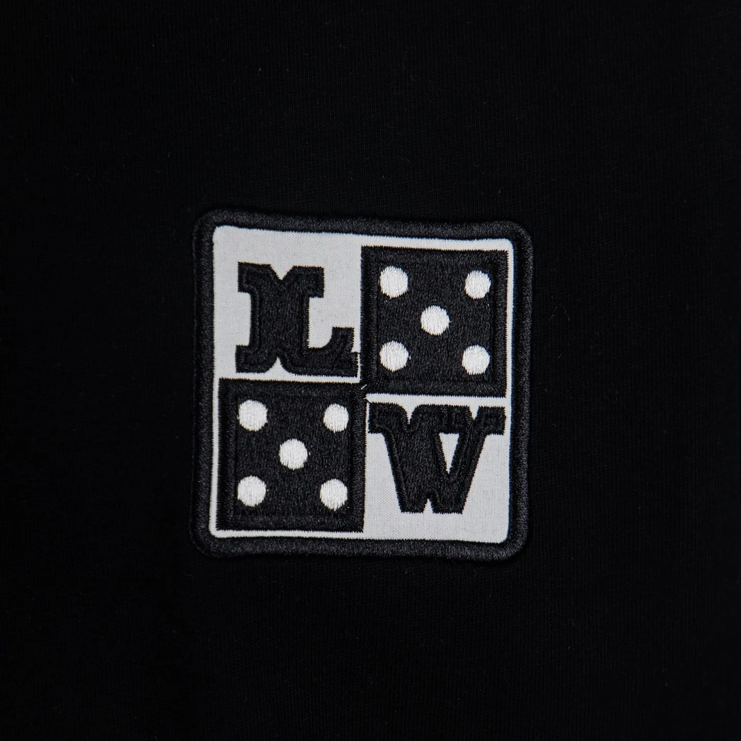 Dice Logo Embroidered Cotton T-Shirt D12515453 — view 4