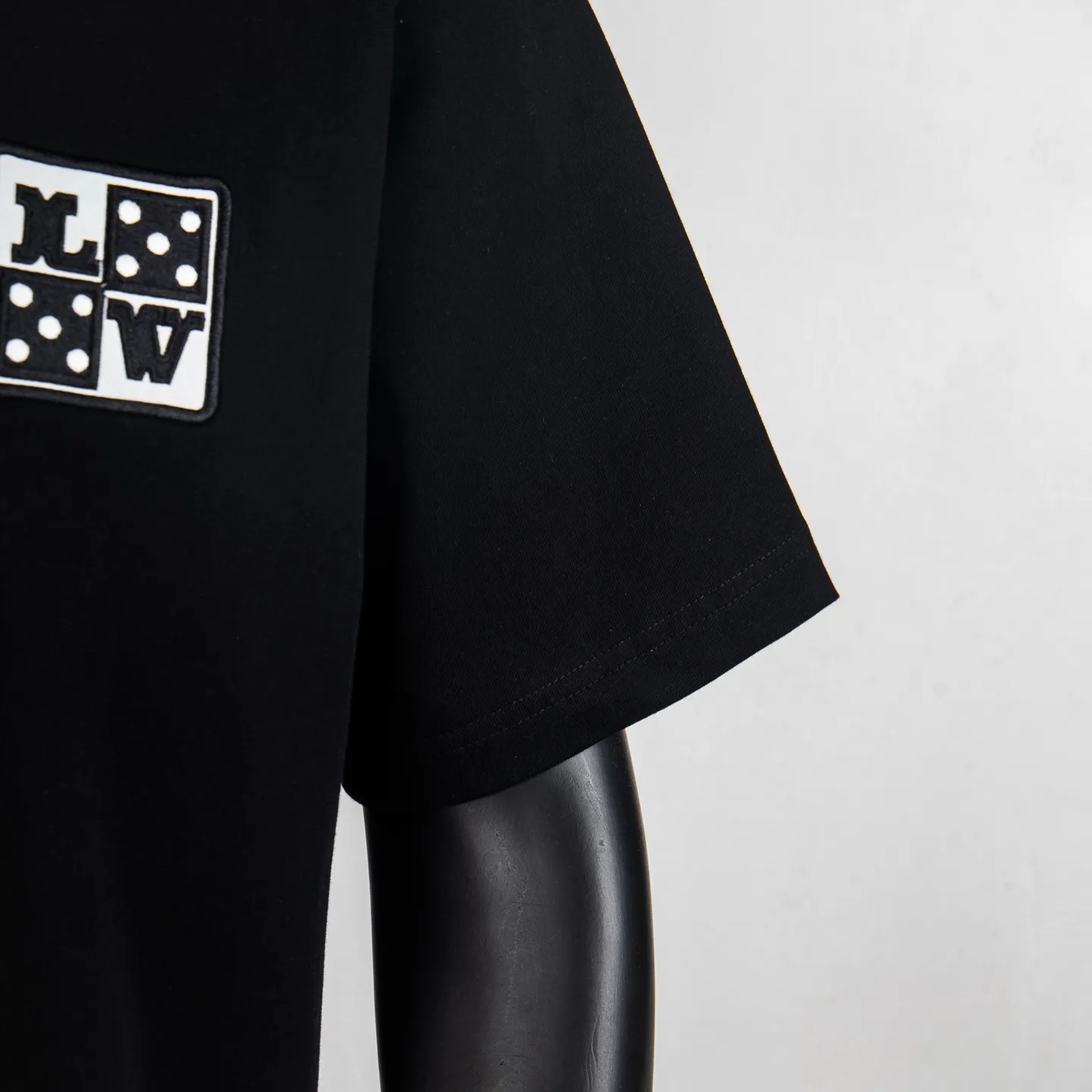 Dice Logo Embroidered Cotton T-Shirt D12515453 — view 6