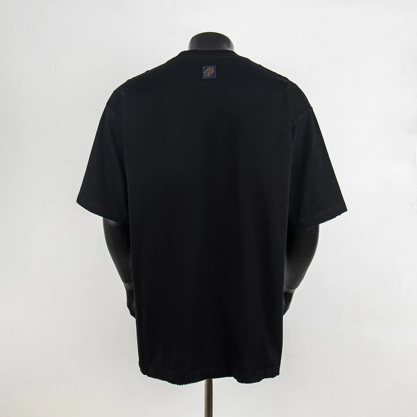 Sequin Logo Embroidered Cotton T-Shirt D12915447 — view 2