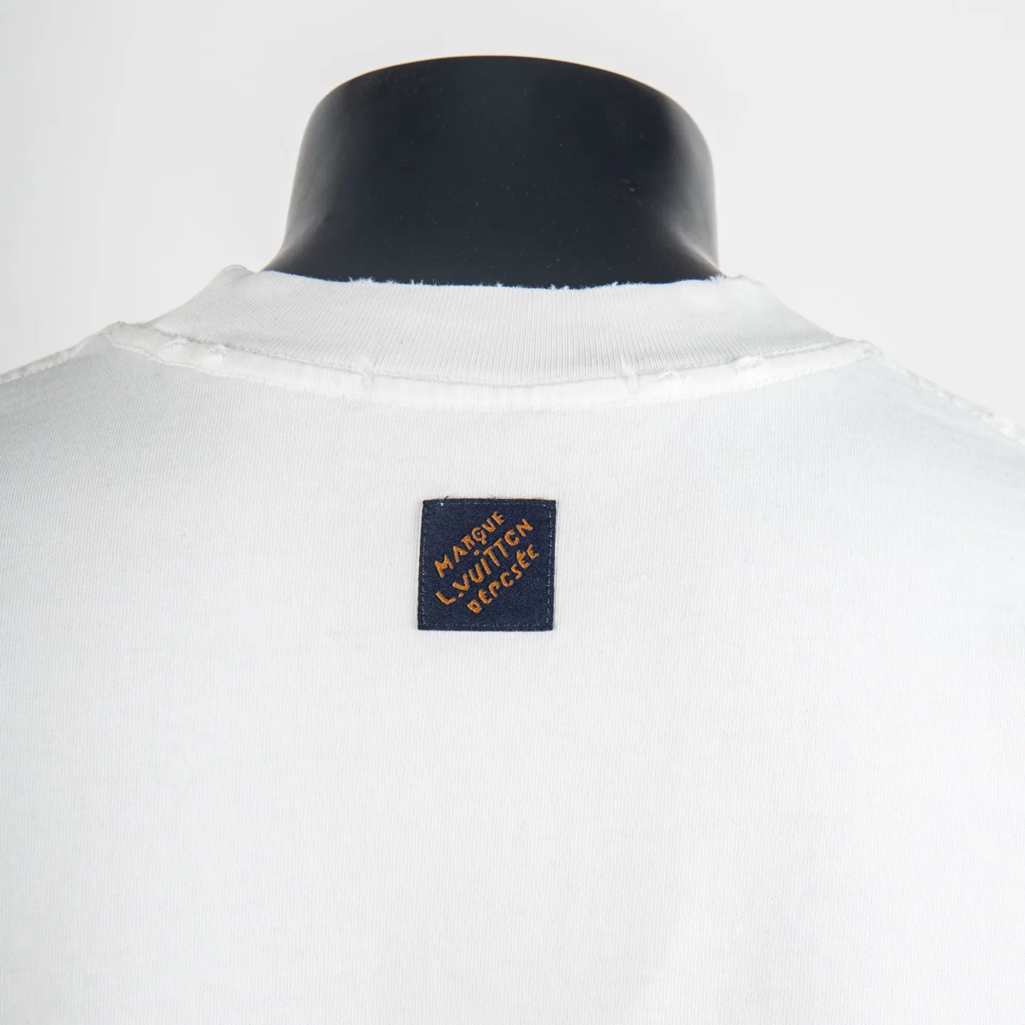 Embroidered Sequin Logo Cotton T-Shirt D12915448 — view 4