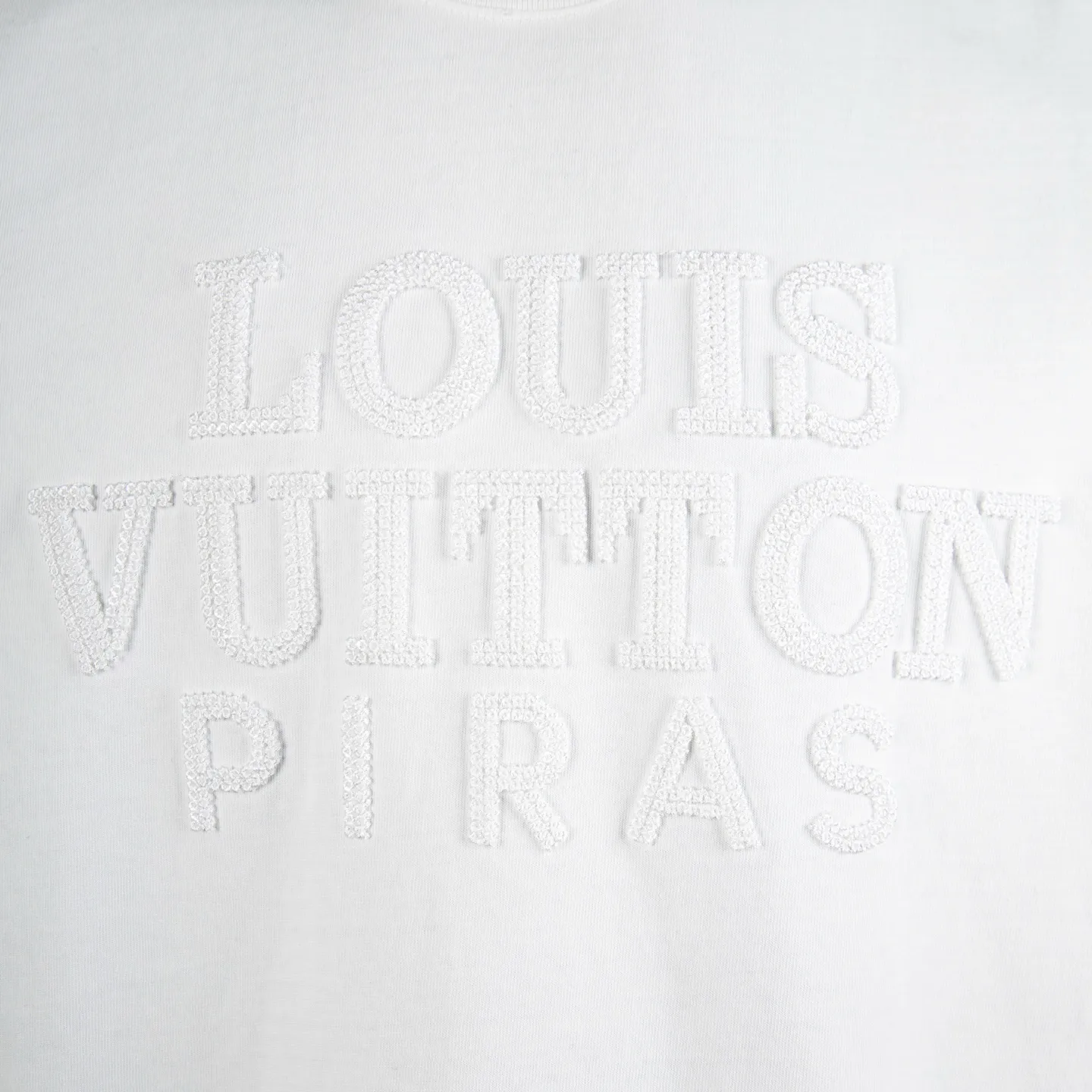 Embroidered Sequin Logo Cotton T-Shirt D12915448 — view 5