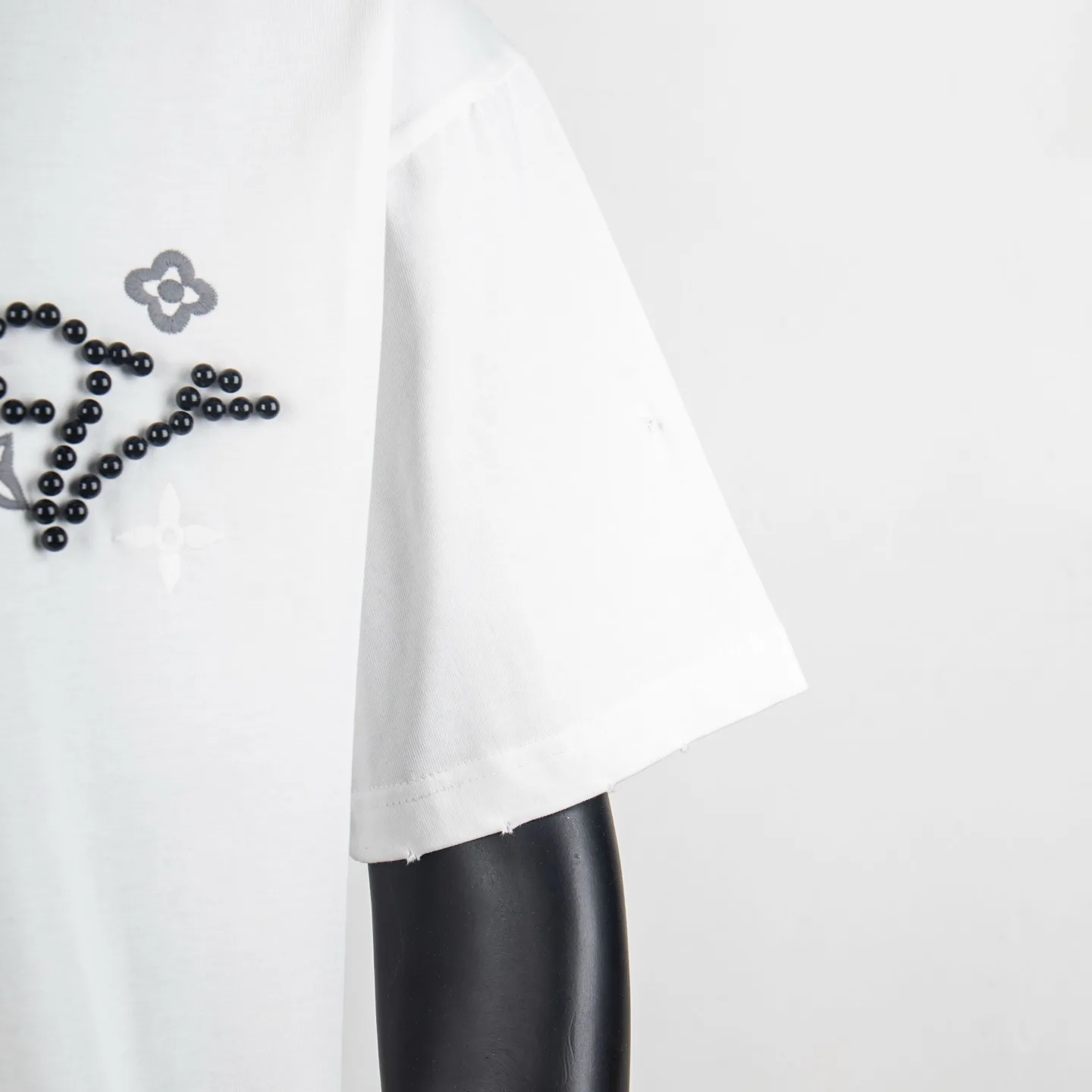 Embellished Logo Cotton T-Shirt D12515446 — view 6