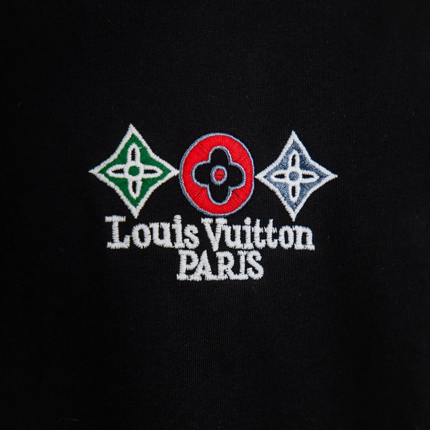 Embroidered Monogram Badge Cotton T-Shirt D12515441 — view 5