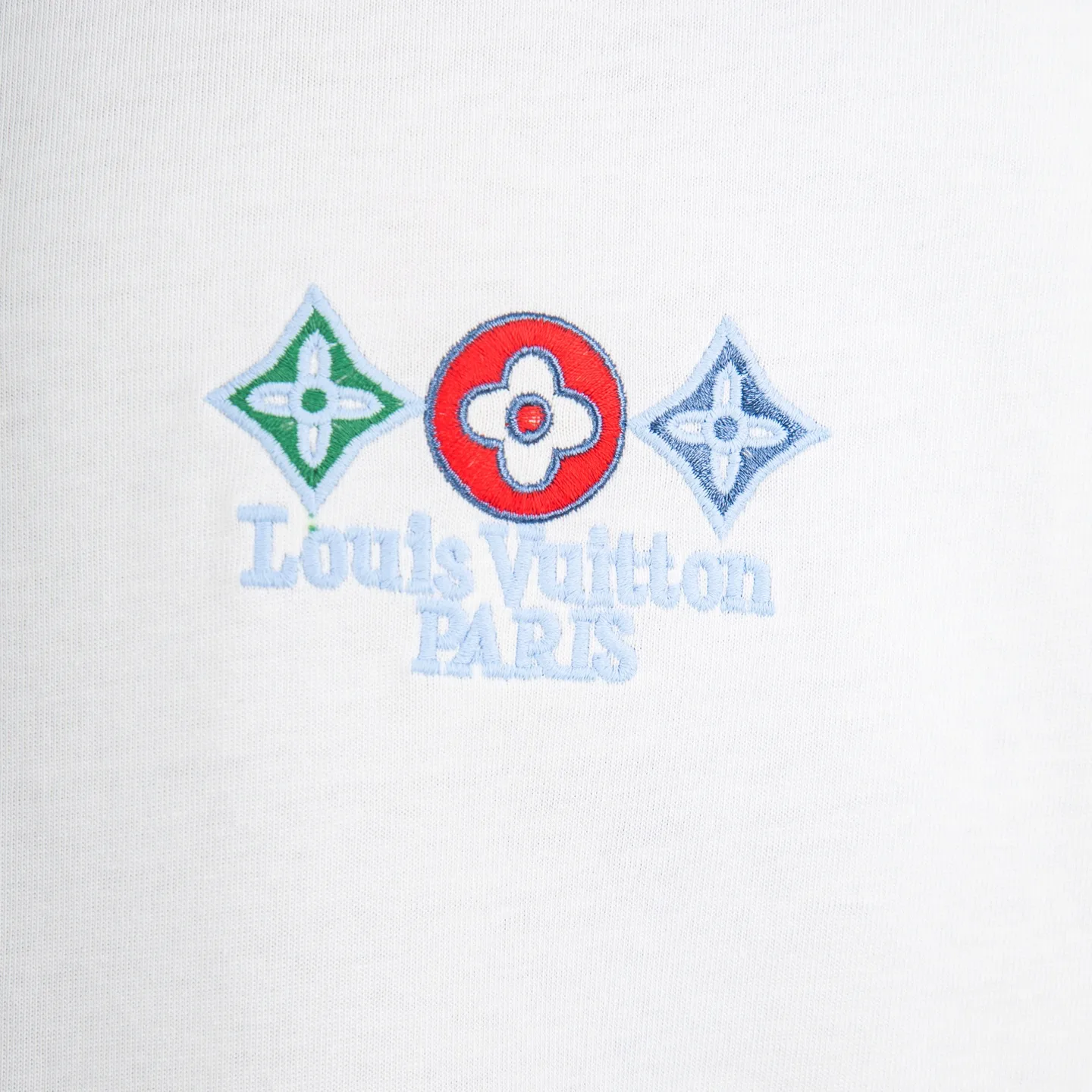 Embroidered Monogram Badge Cotton T-Shirt D12515442 — view 5