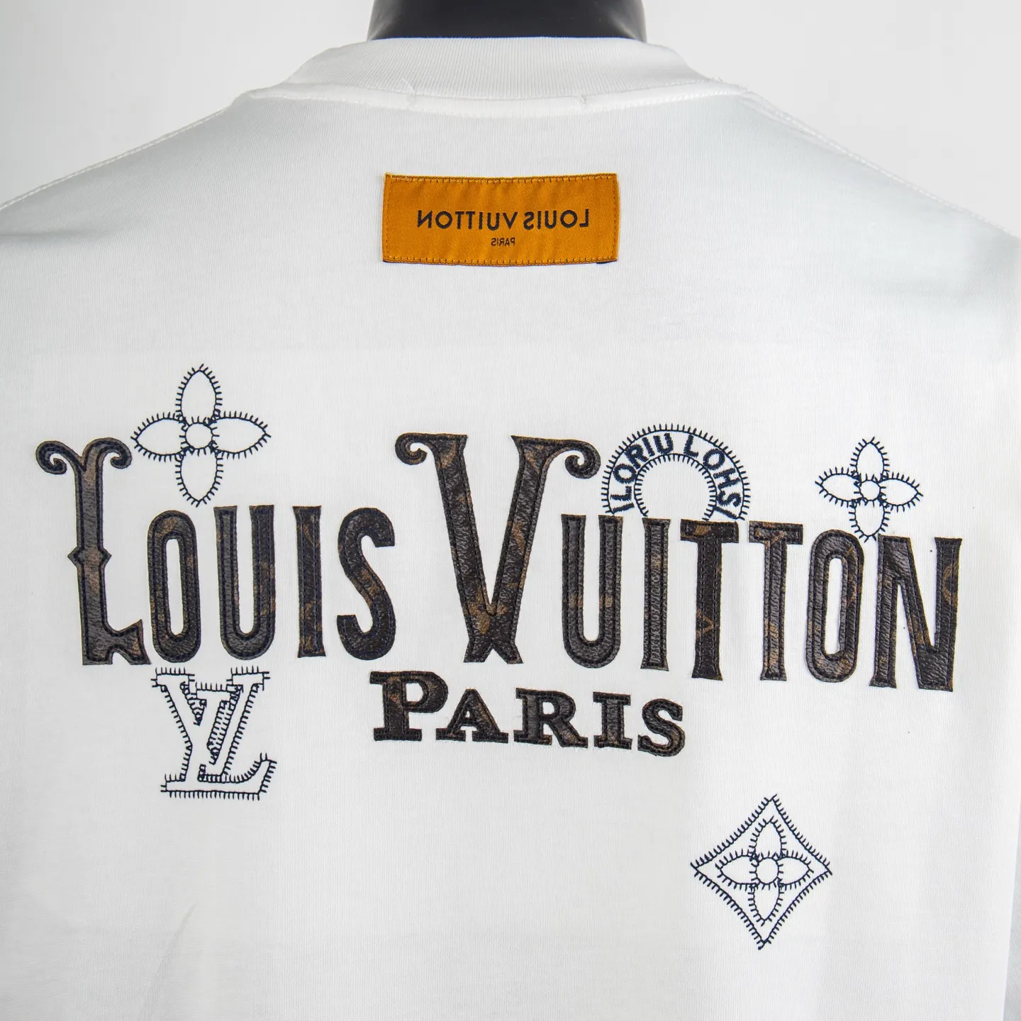 Embroidered Logo Cotton T-Shirt D11915437 — view 4