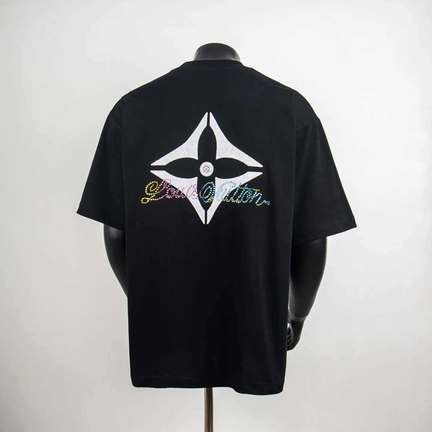 Embellished Logo Cotton T-Shirt D12515434 — view 2