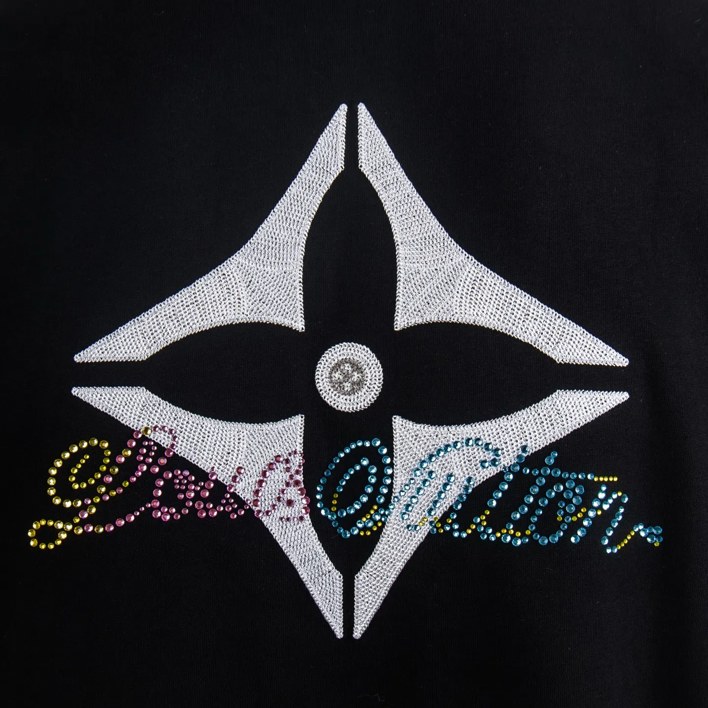 Embellished Logo Cotton T-Shirt D12515434 — view 5