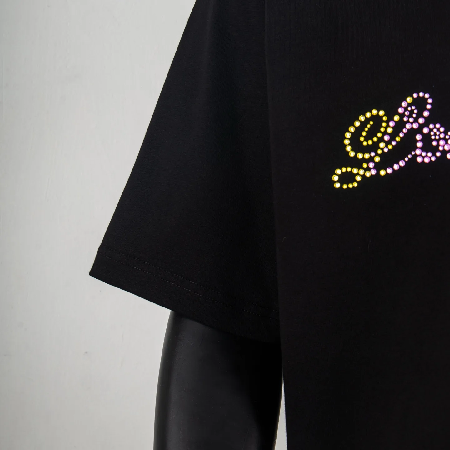 Embellished Logo Cotton T-Shirt D12515434 — view 6