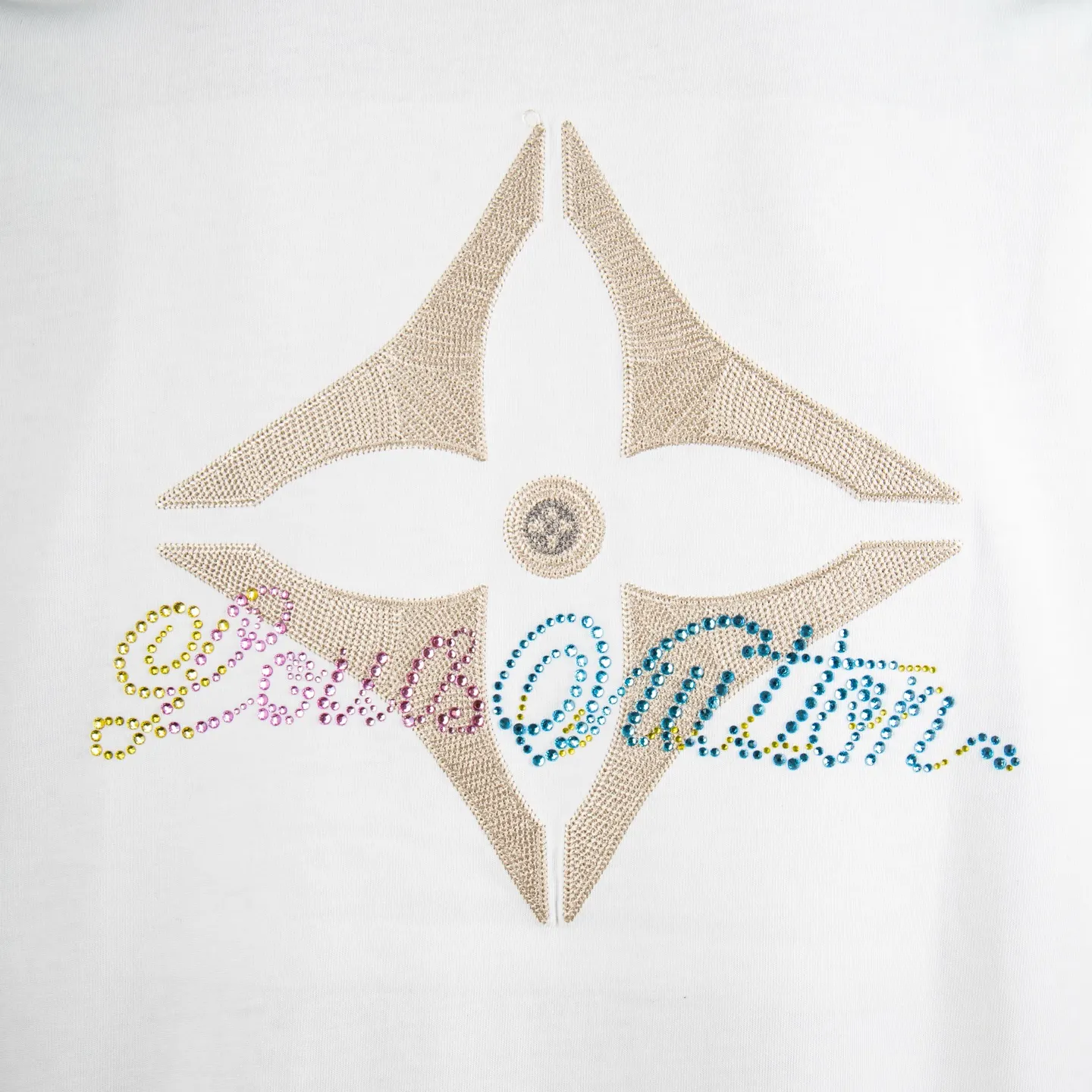 Embellished Logo Cotton T-Shirt D12515435 — view 5