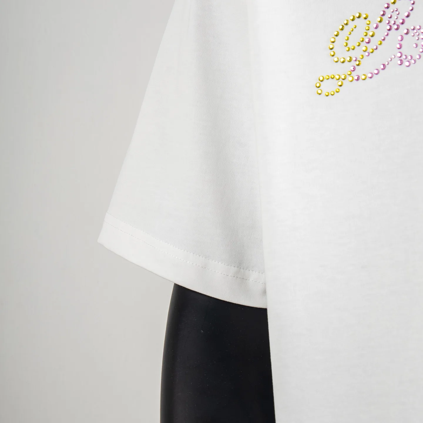 Embellished Logo Cotton T-Shirt D12515435 — view 6