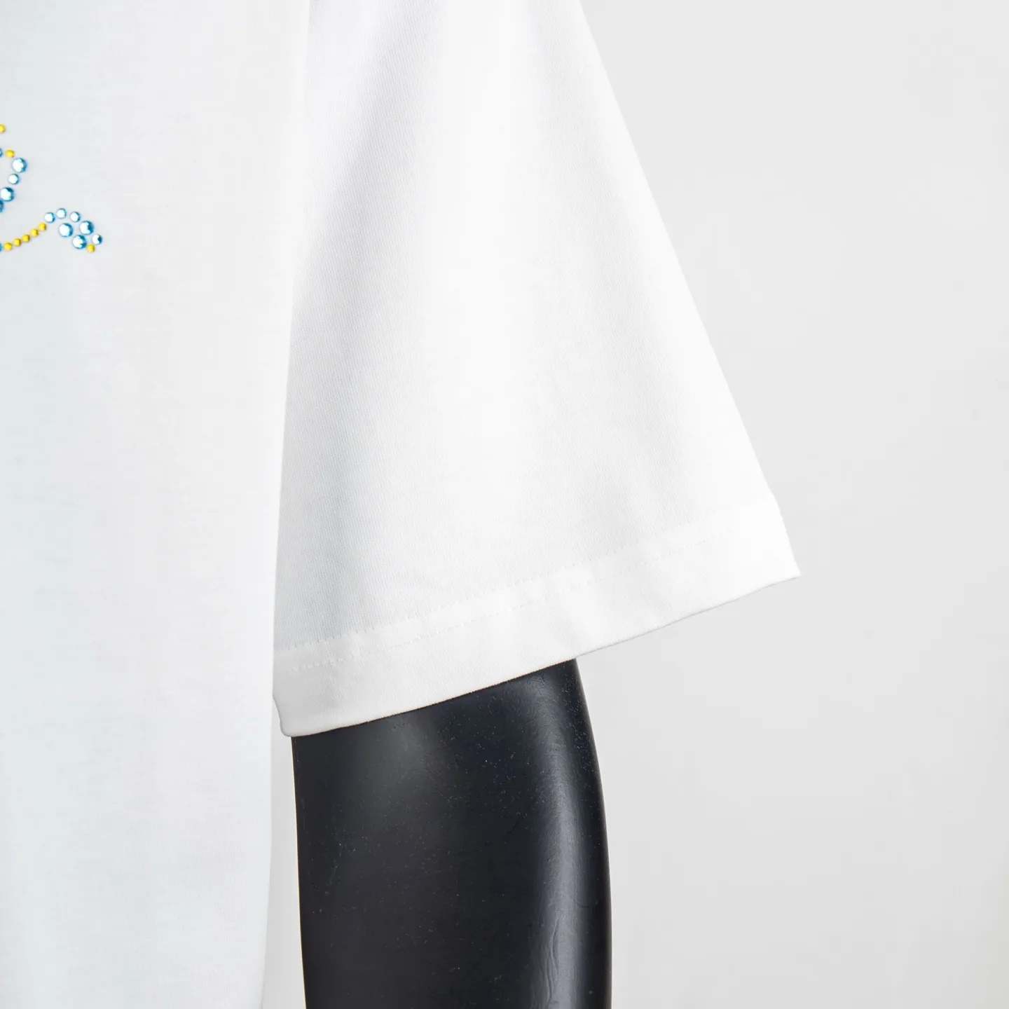 Embellished Logo Cotton T-Shirt D12515435 — view 7