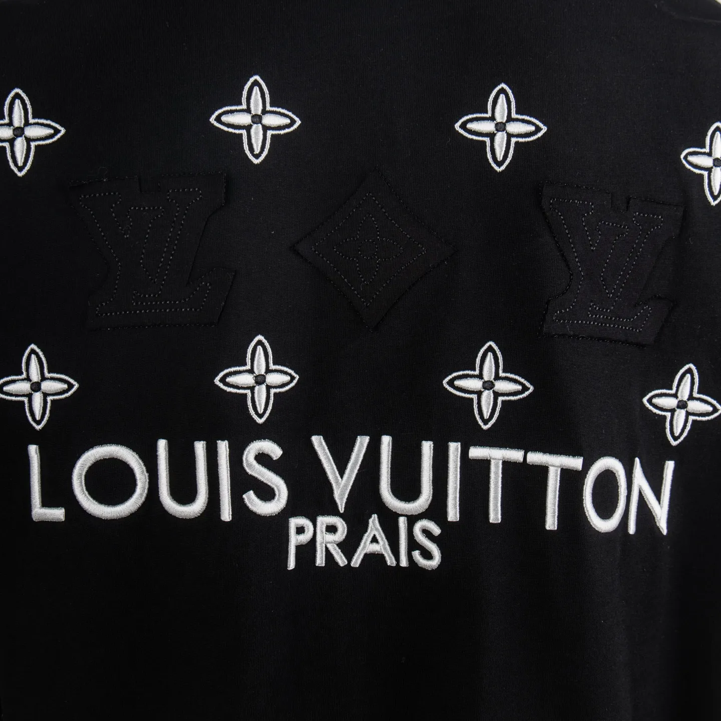 Logo Appliqué Distressed Cotton T-Shirt D12515432 — view 5
