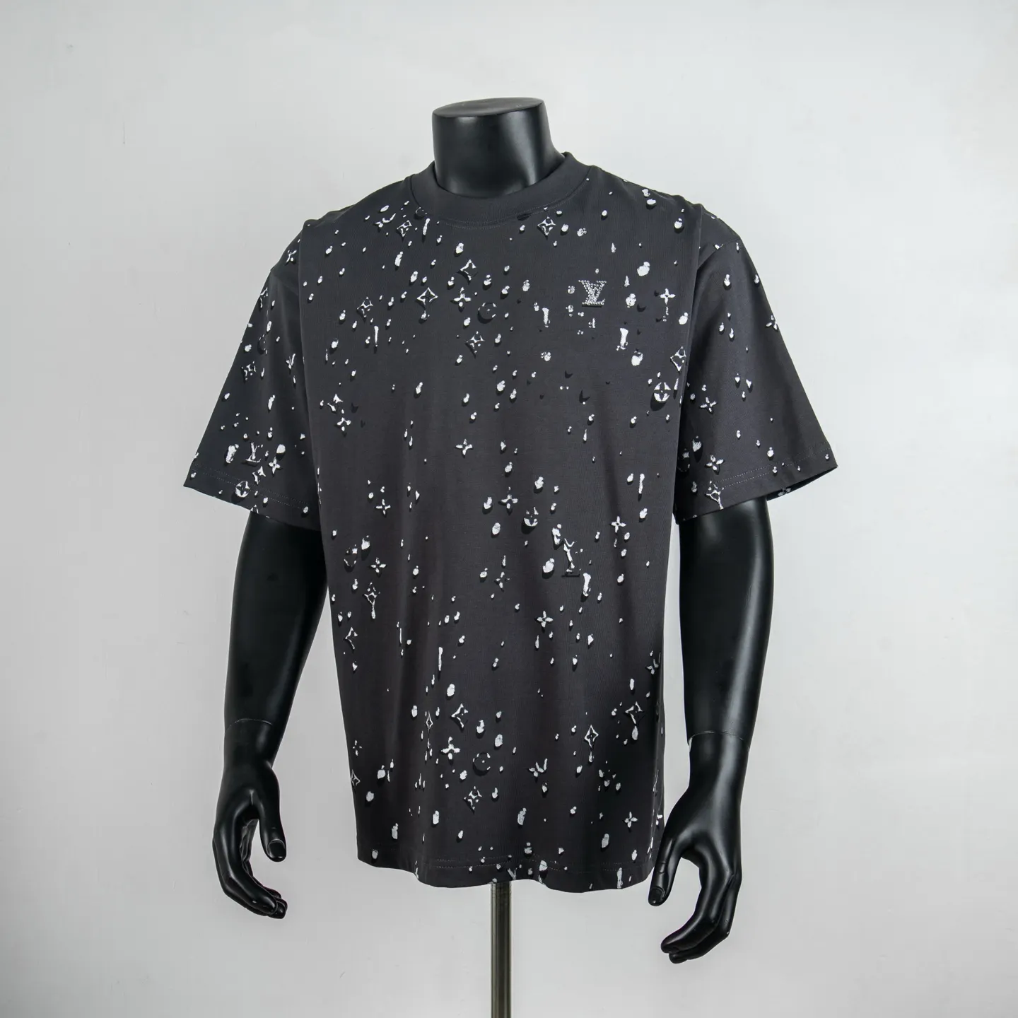Monogram Raindrop Print Cotton T-Shirt D12515428