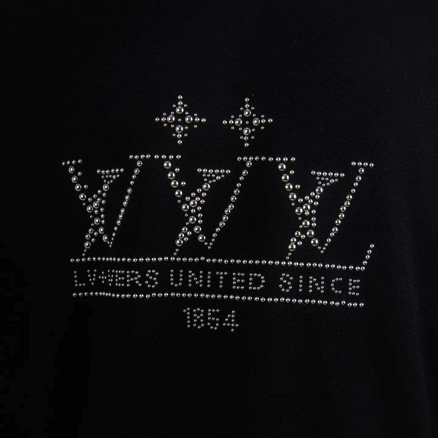 Crystal-Embellished Logo Cotton T-Shirt D11515426 — view 5