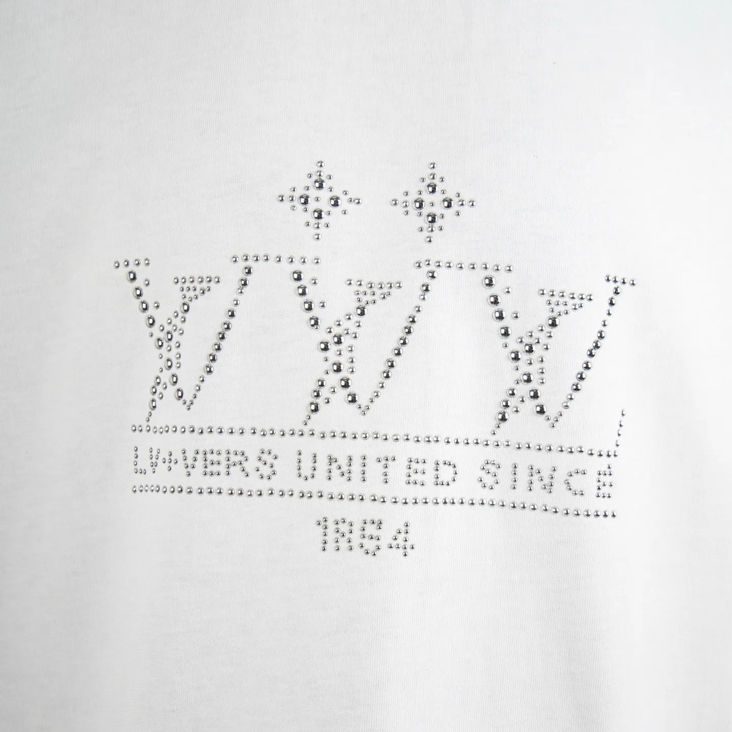 Rhinestone Logo Cotton T-Shirt D11515427 — view 5