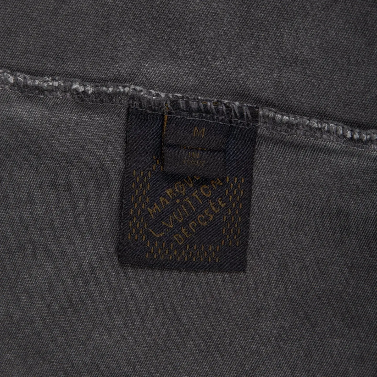 Embroidered Distressed Cotton T-Shirt D12515424 — view 9