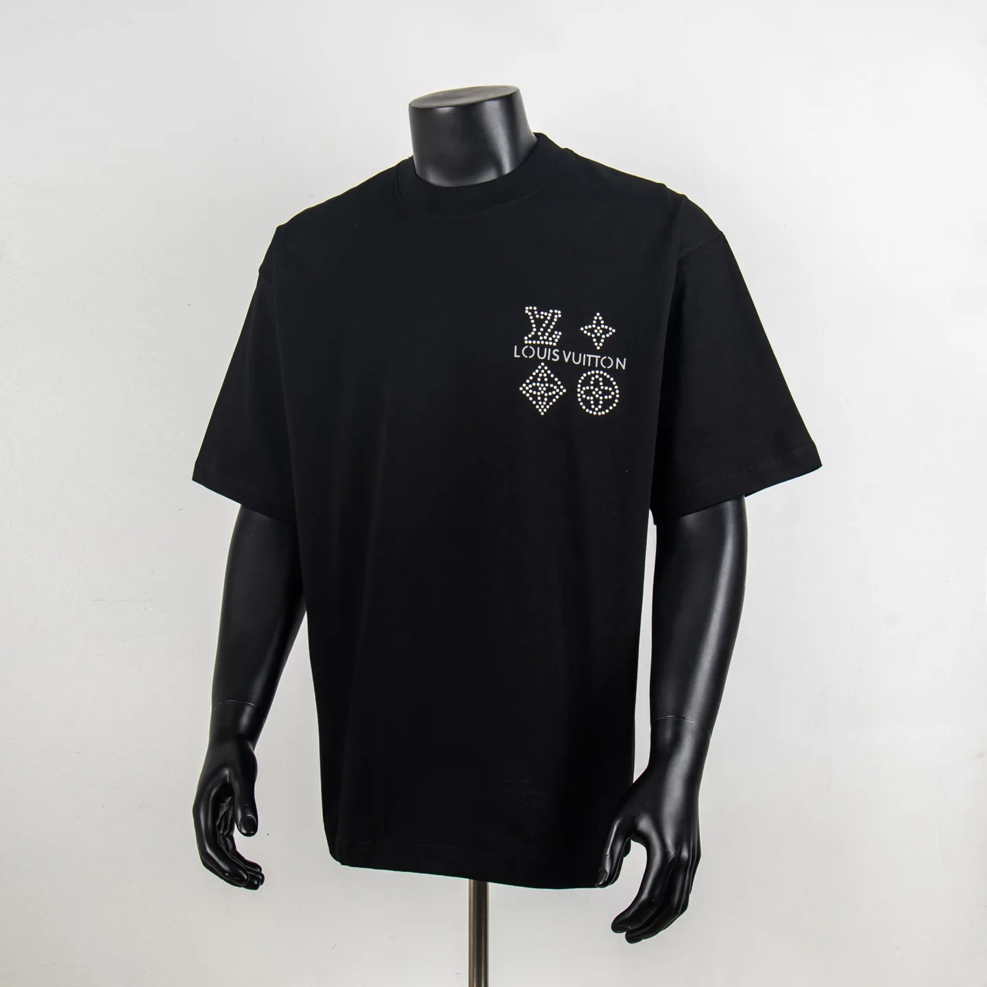 Embellished Logo Cotton T-Shirt D12515421