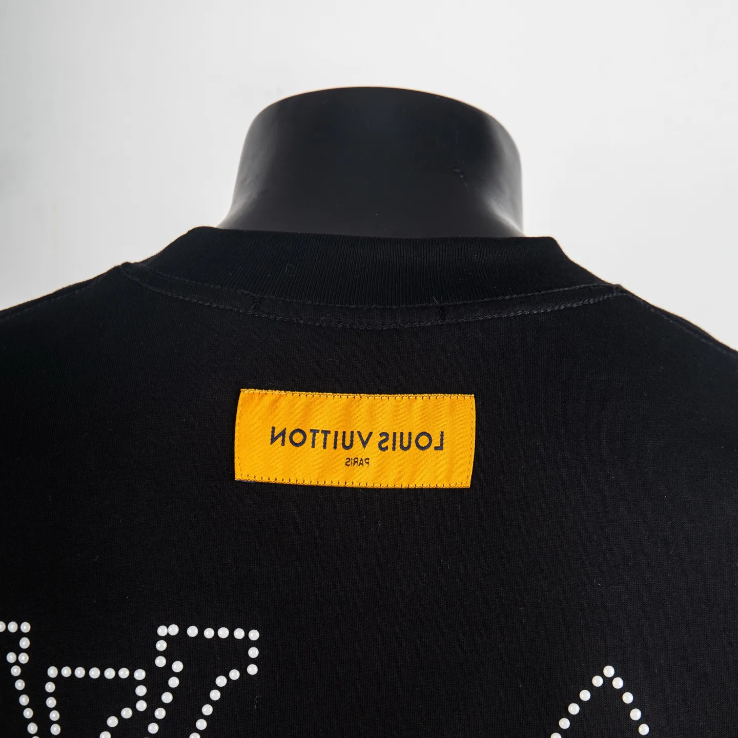 Embellished Logo Cotton T-Shirt D12515421 — view 4