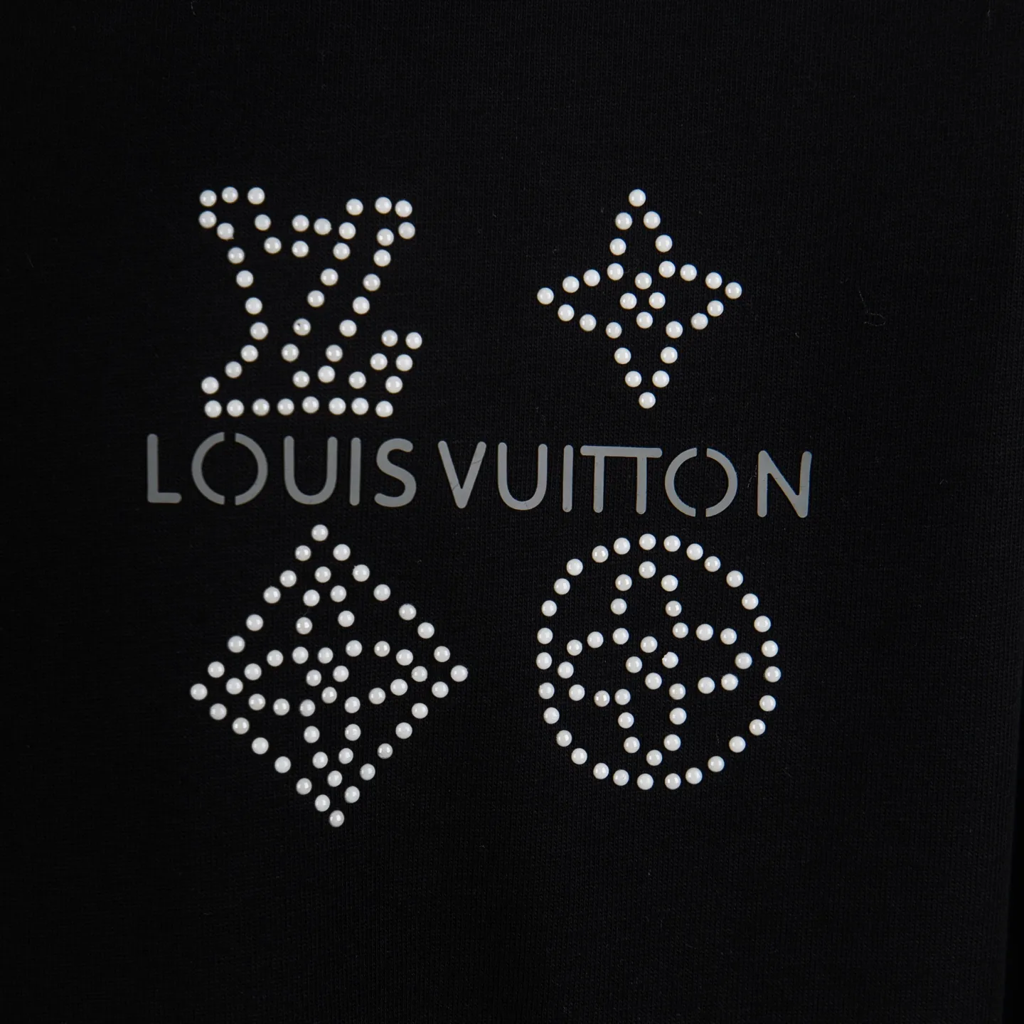 Embellished Logo Cotton T-Shirt D12515421 — view 5