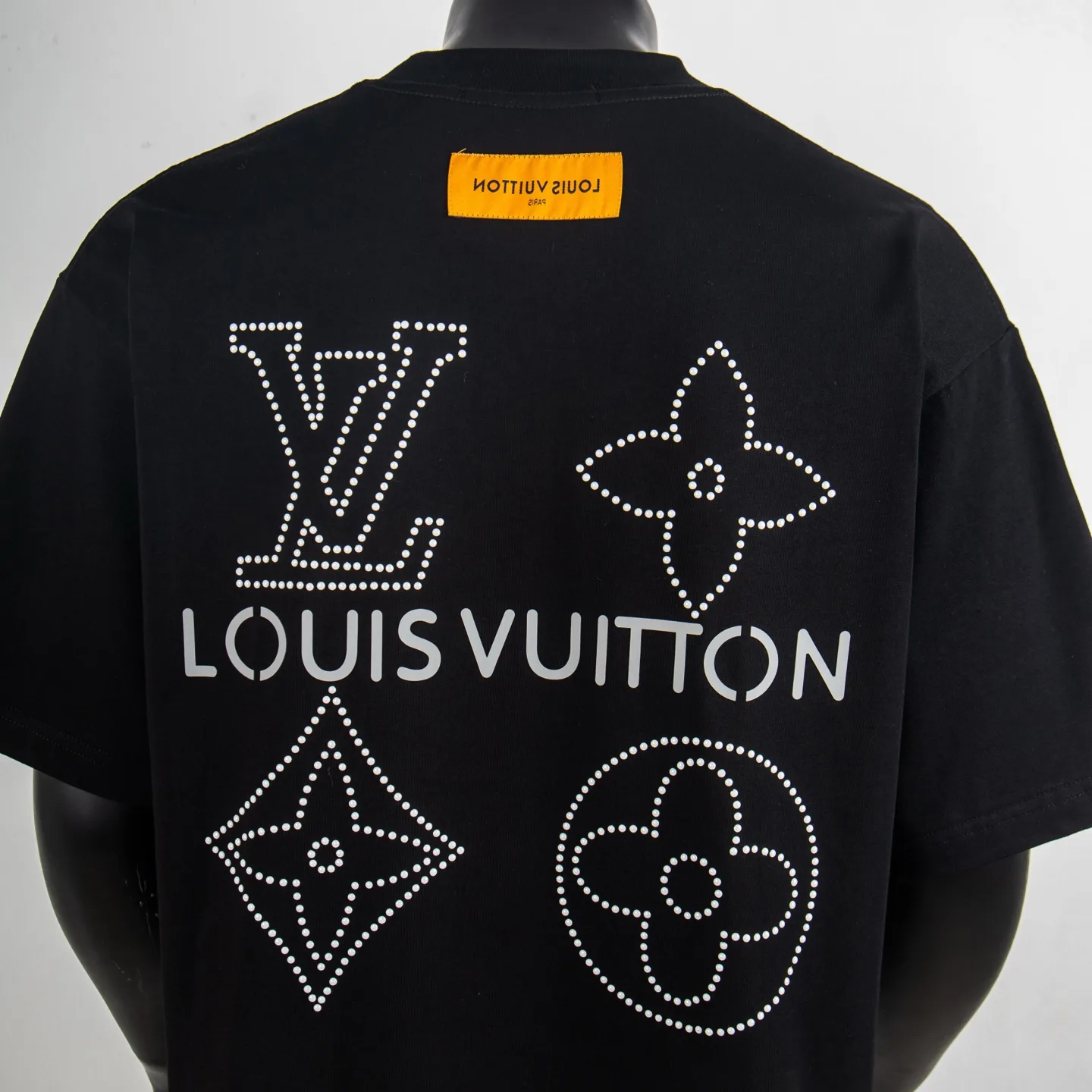 Embellished Logo Cotton T-Shirt D12515421 — view 6