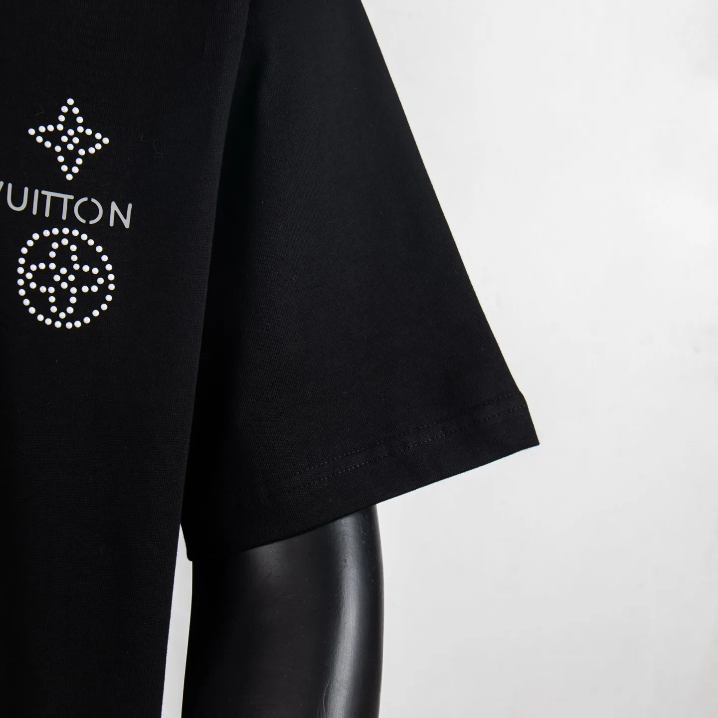 Embellished Logo Cotton T-Shirt D12515421 — view 7