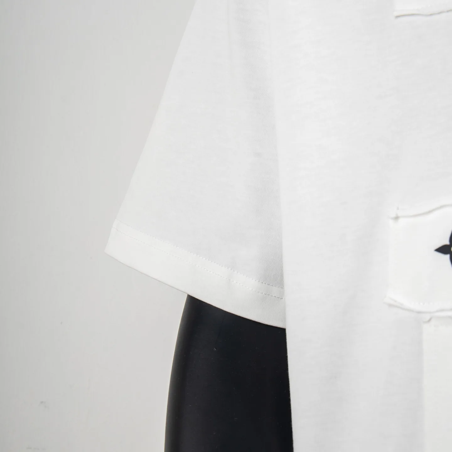 Logo Patchwork Cotton T-Shirt D12515420 — view 7