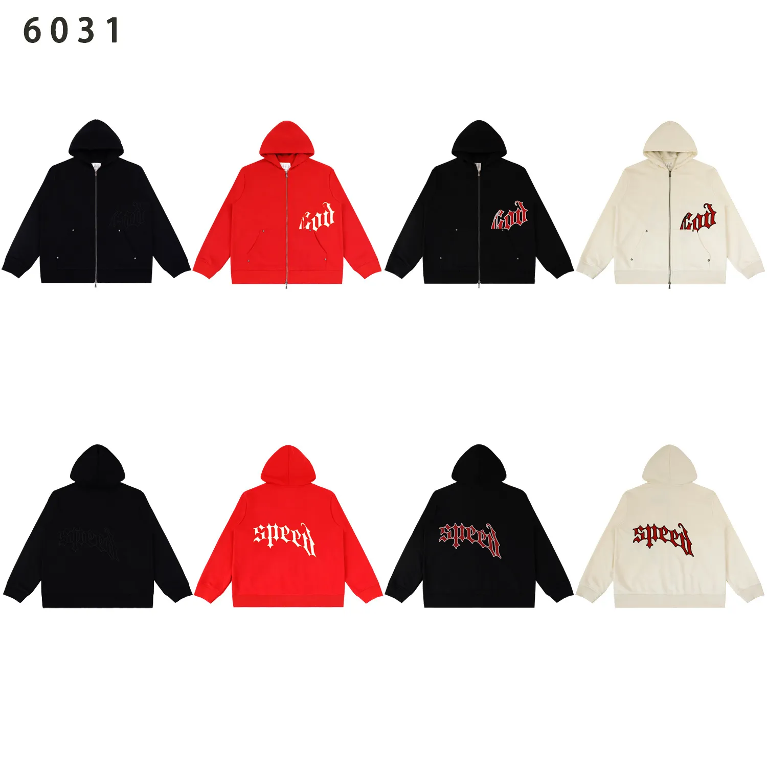 Logo Graphic Zip-Up Hoodie D13812280